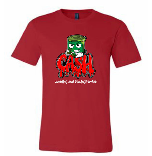 BLOODY RED BANK-ROLL T-SHIRT