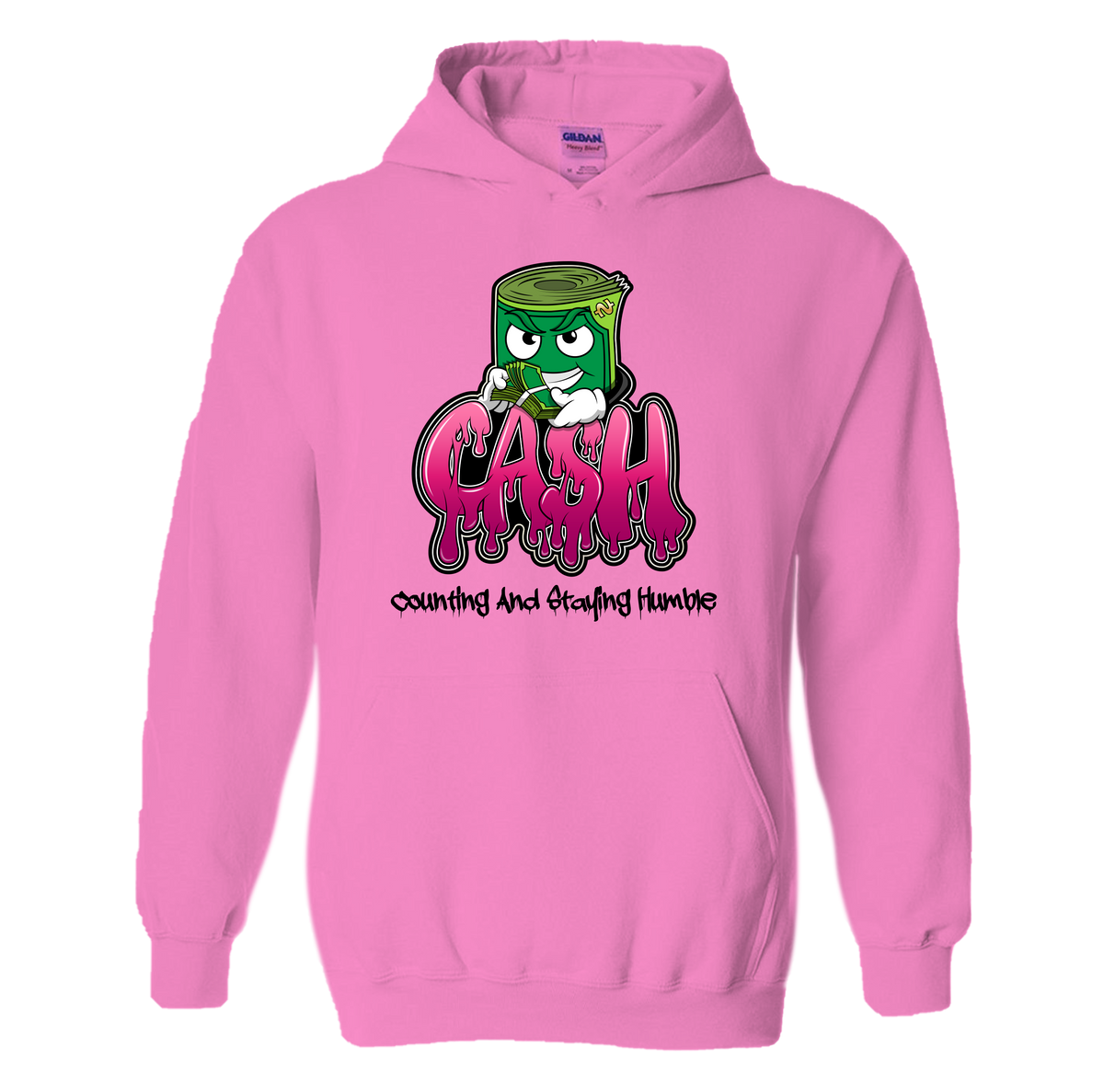 PINK/PINK BANK-ROLL HOODIE