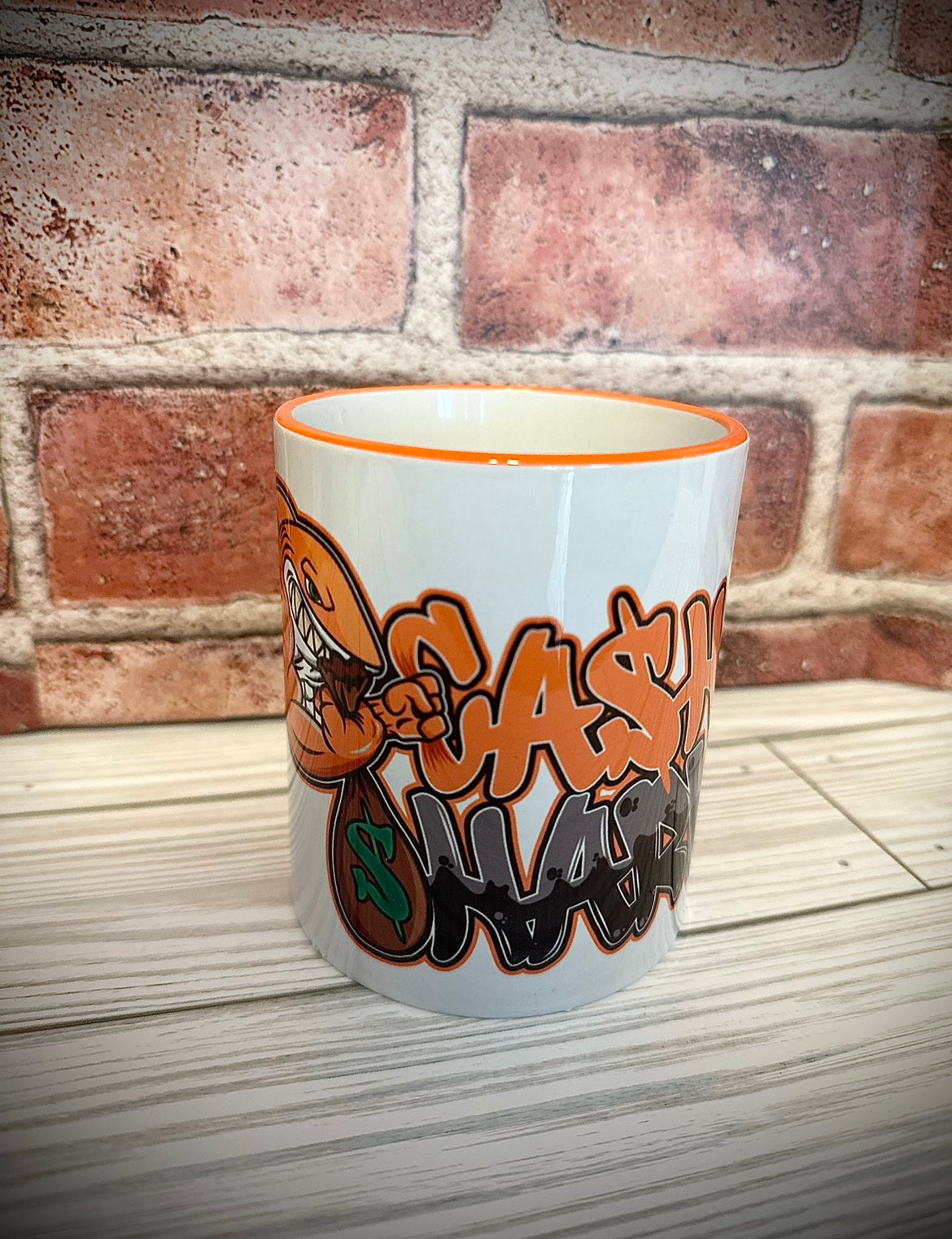 ORANGE CREAM BULL SHARK MUG