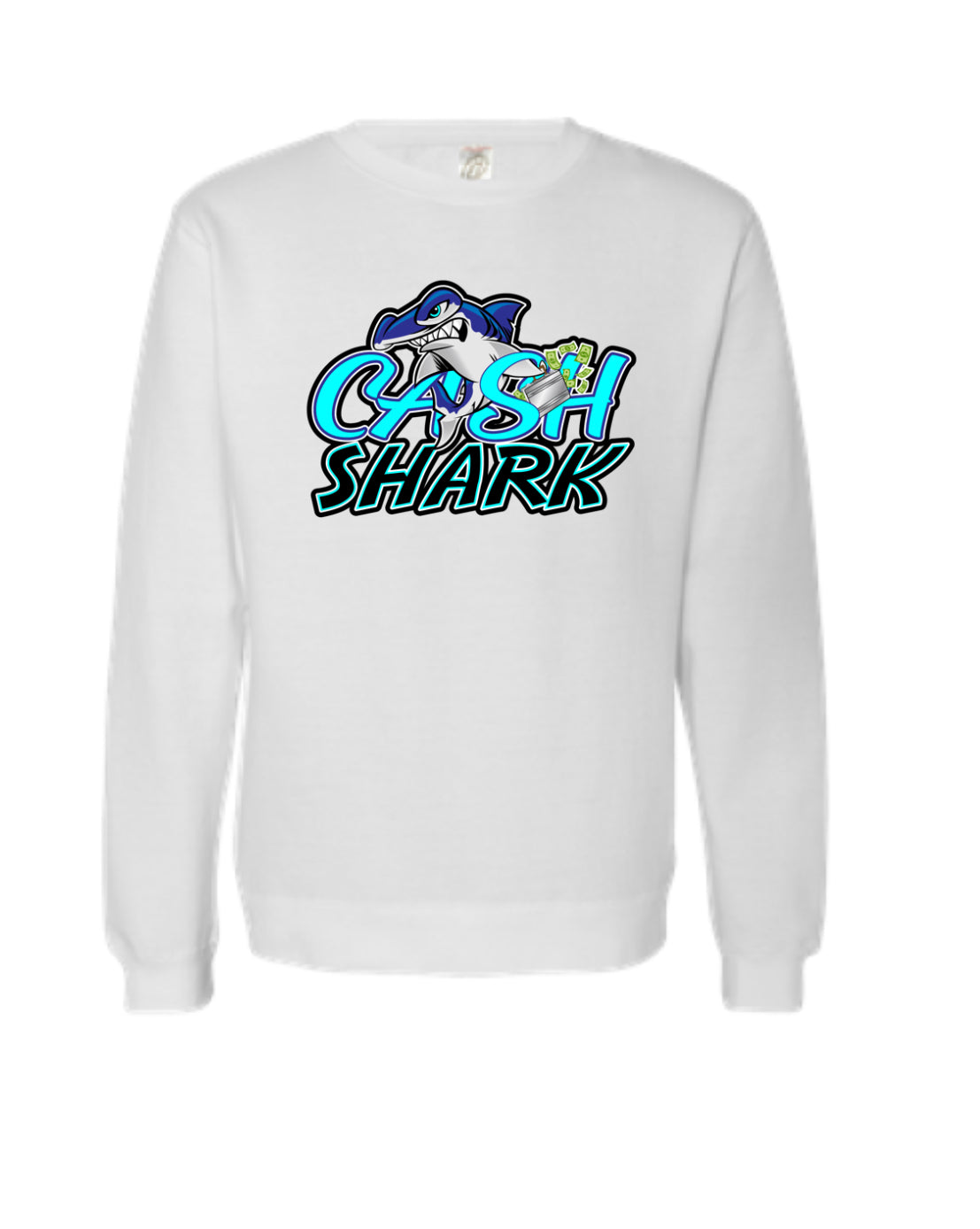BLUE HAMMER HEAD SHARK CREW NECK