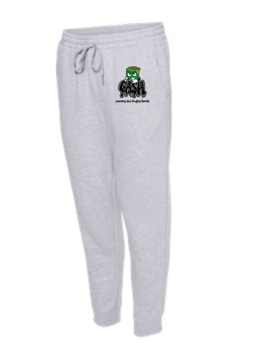 BLACK BANK-ROLL GREY SWEATSUIT