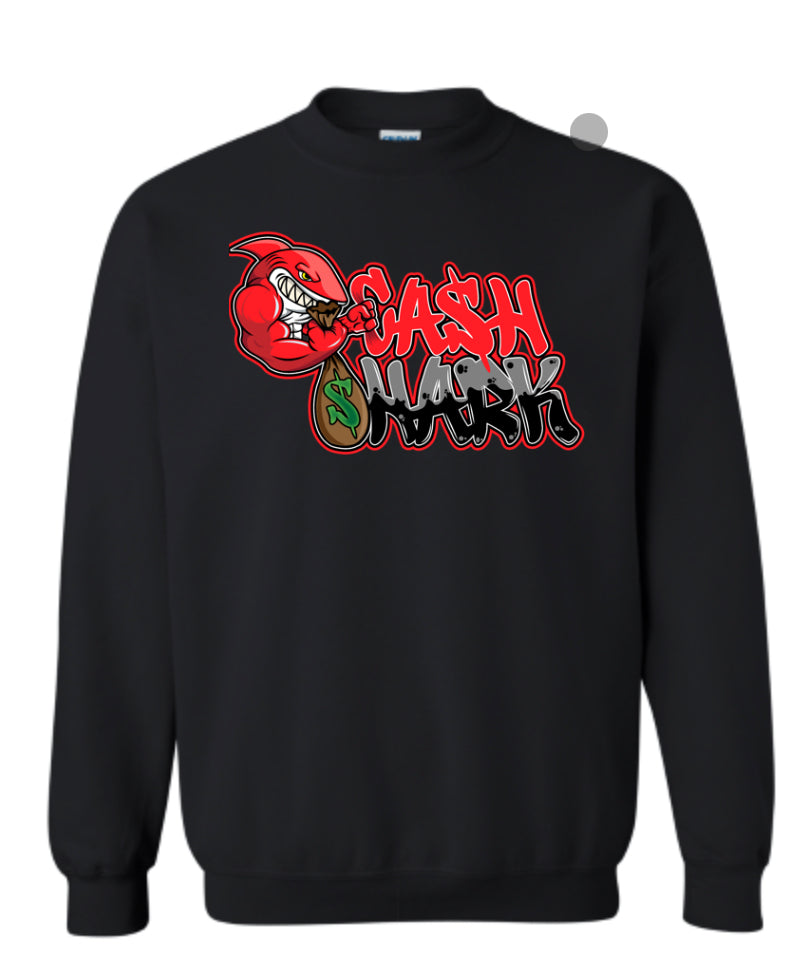 BLOODY RED BULL SHARK CREW NECK