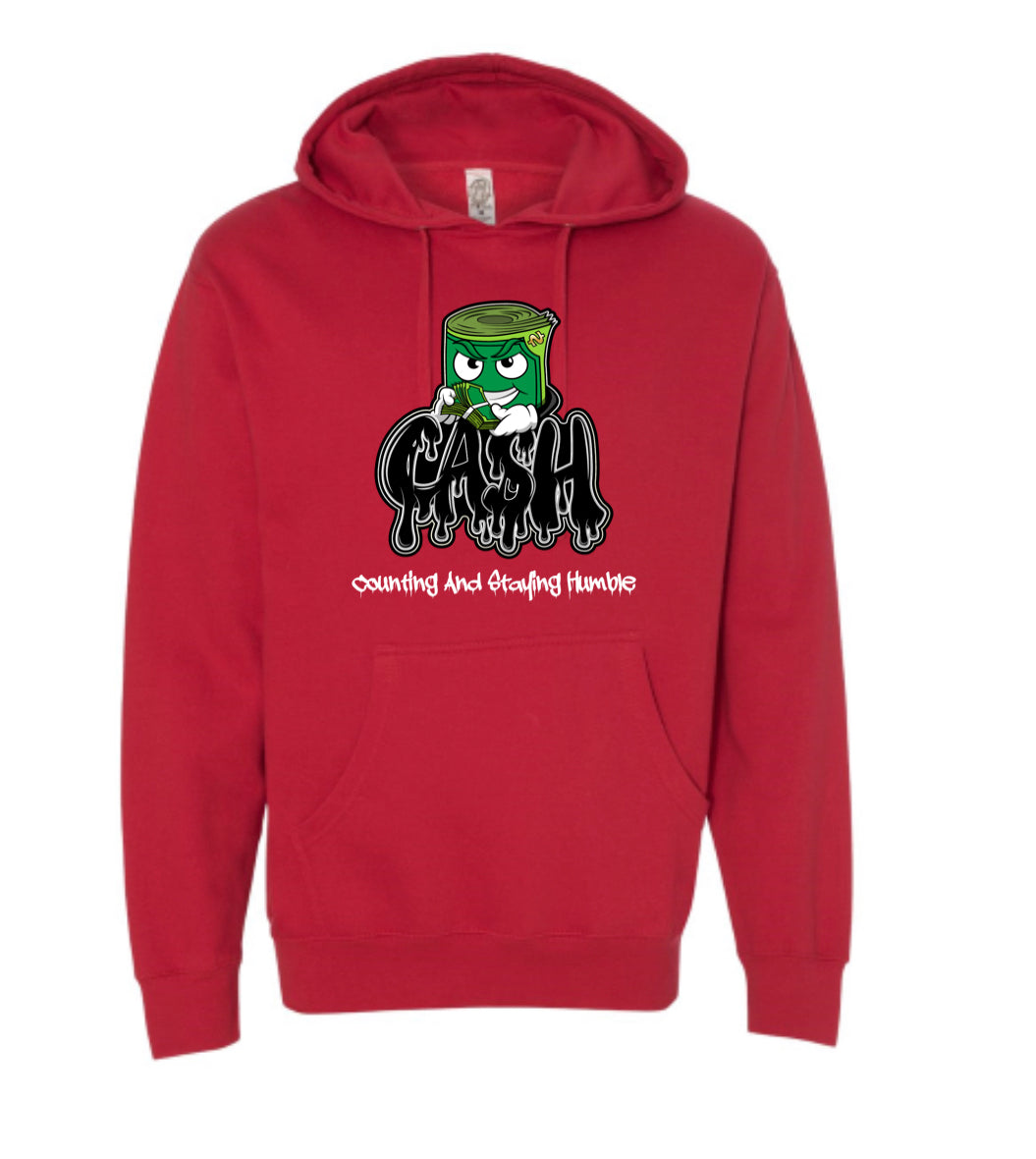 BLACK BANK-ROLL RED SWEATSUIT