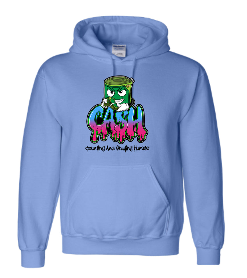 BLUE/PINK BANK-ROLL HOODIE