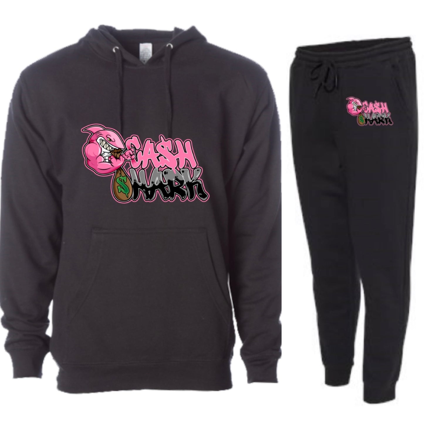 SAVAGE PINK BULL SHARK SWEATSUIT