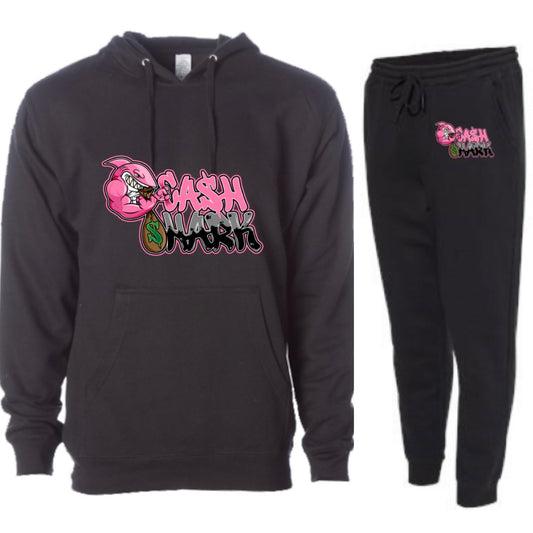 SAVAGE PINK BULL SHARK SWEATSUIT