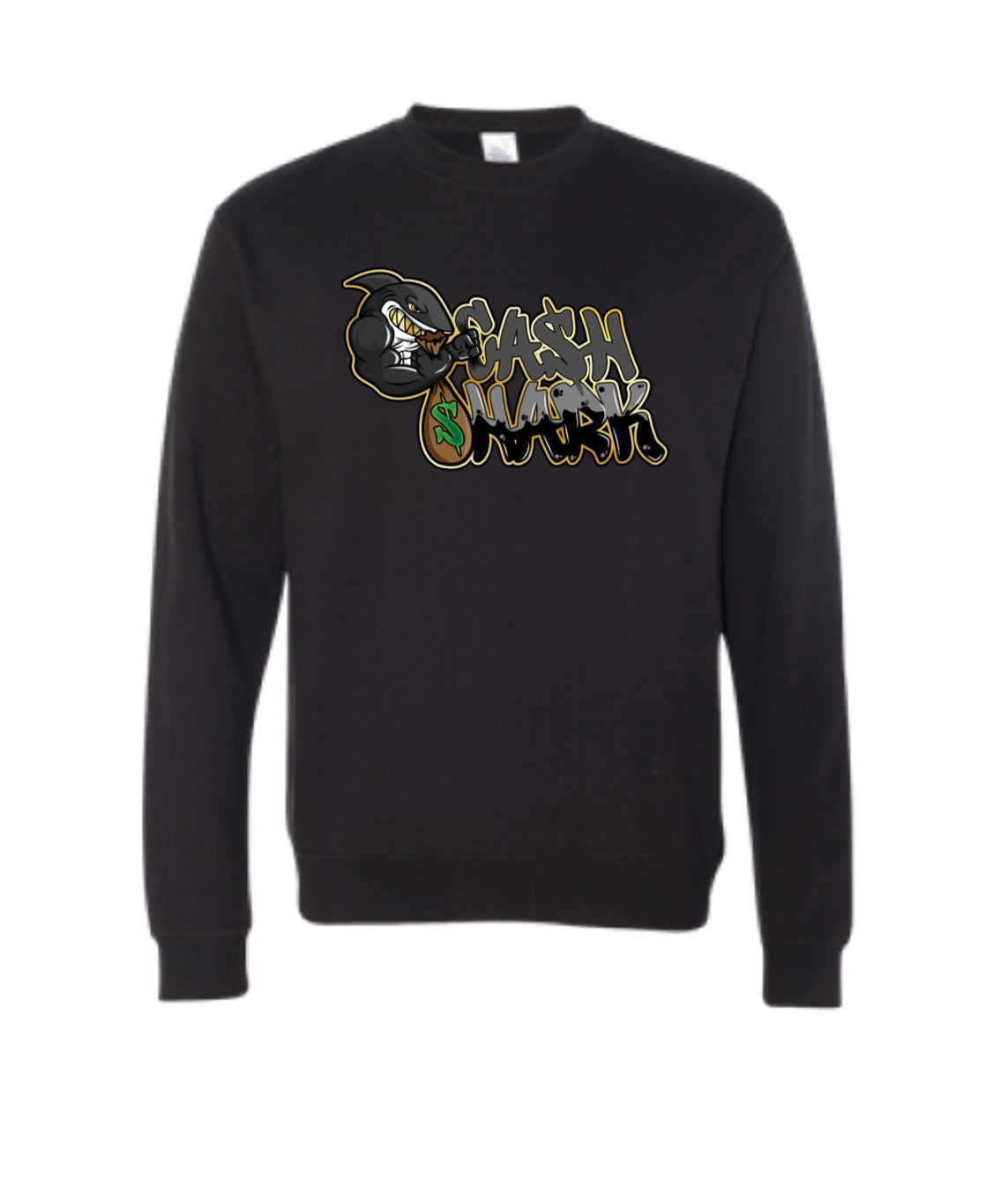 SHADOW BLACK BULL SHARK CREW NECK