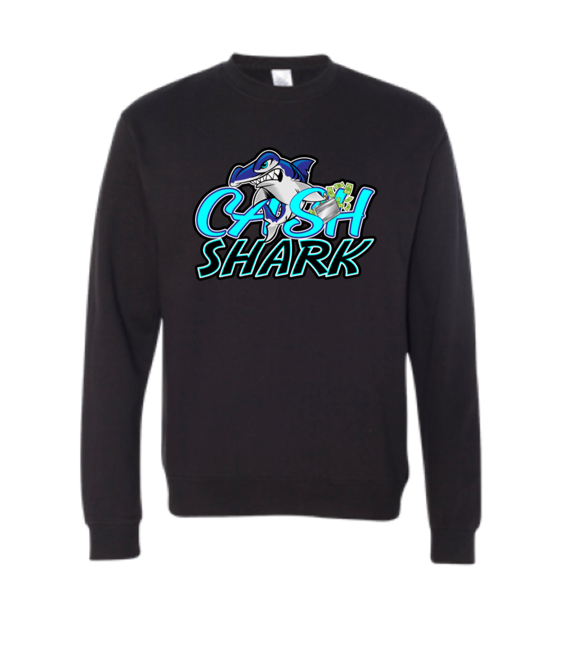 BLUE HAMMER HEAD SHARK CREW NECK