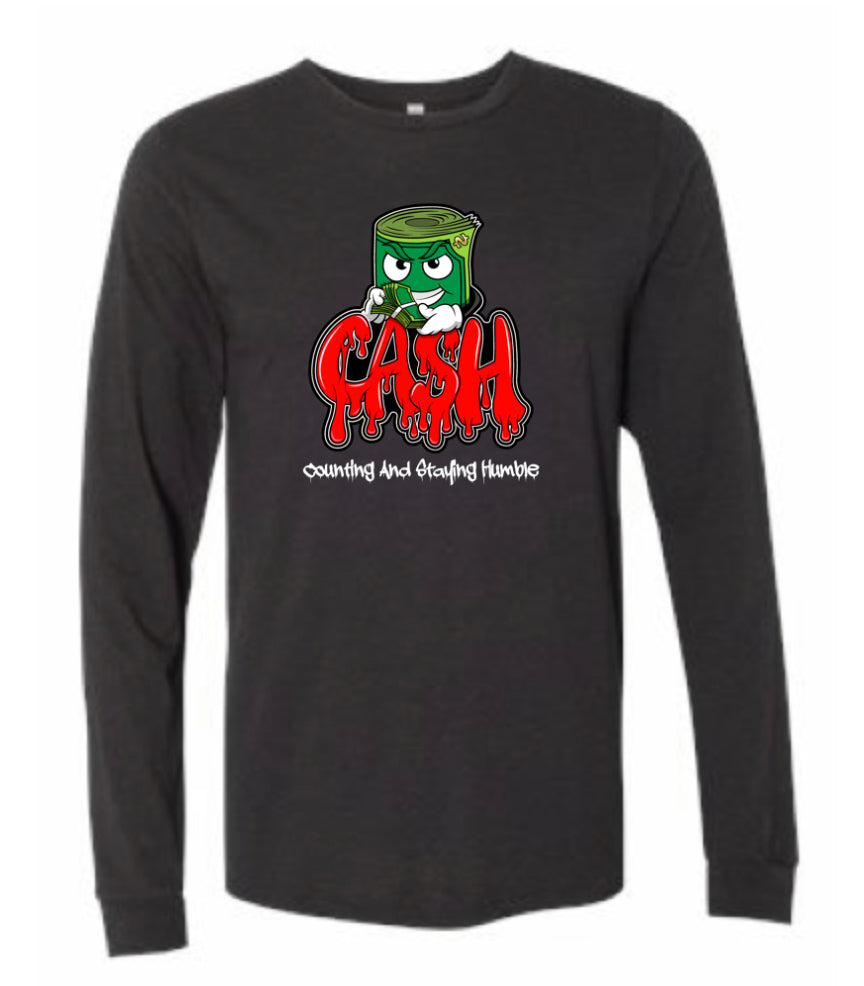 BLOODY RED BANK-ROLL LONG SLEEVE