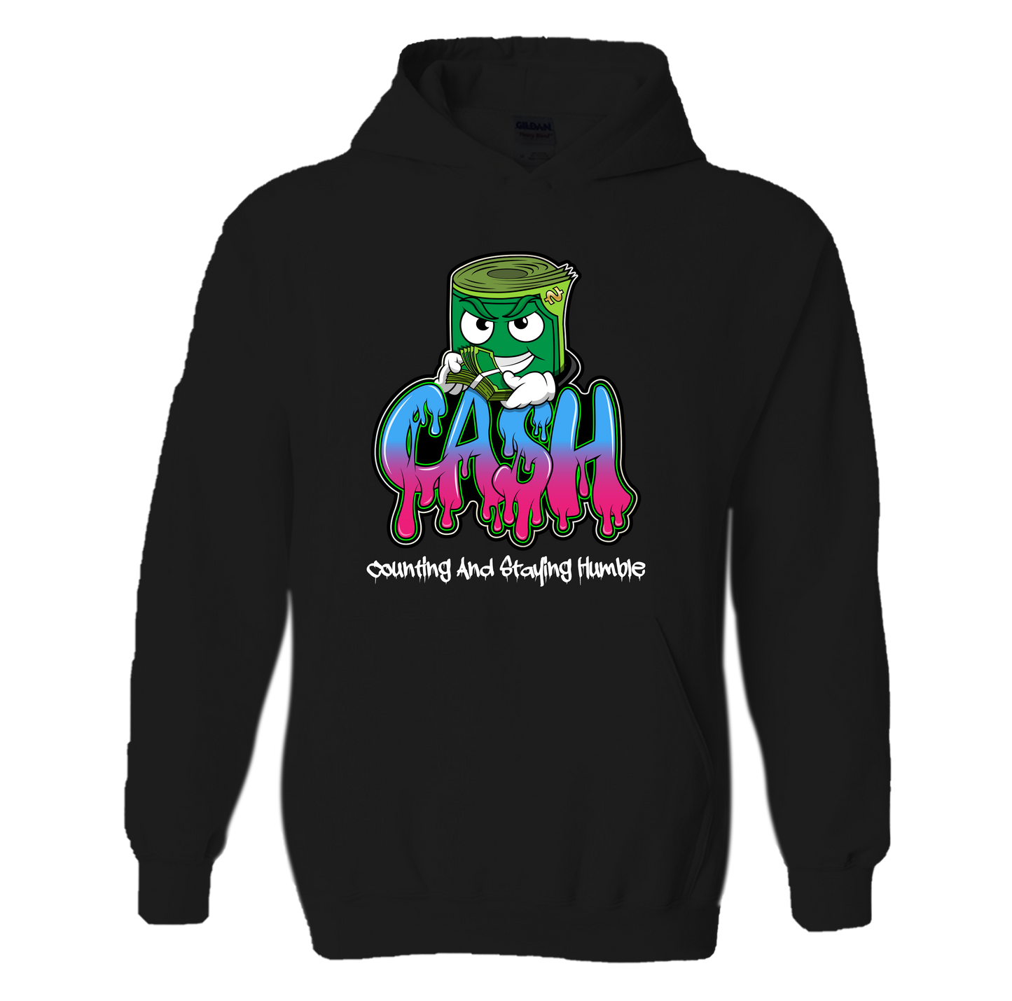 BLUE/PINK BANK-ROLL HOODIE