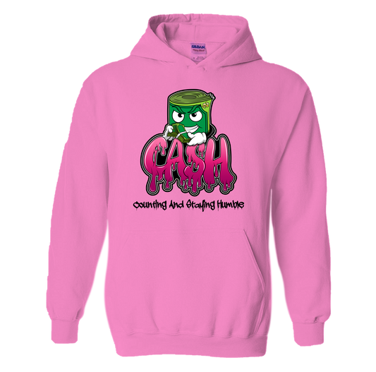 PINK/PINK BANK-ROLL HOODIE