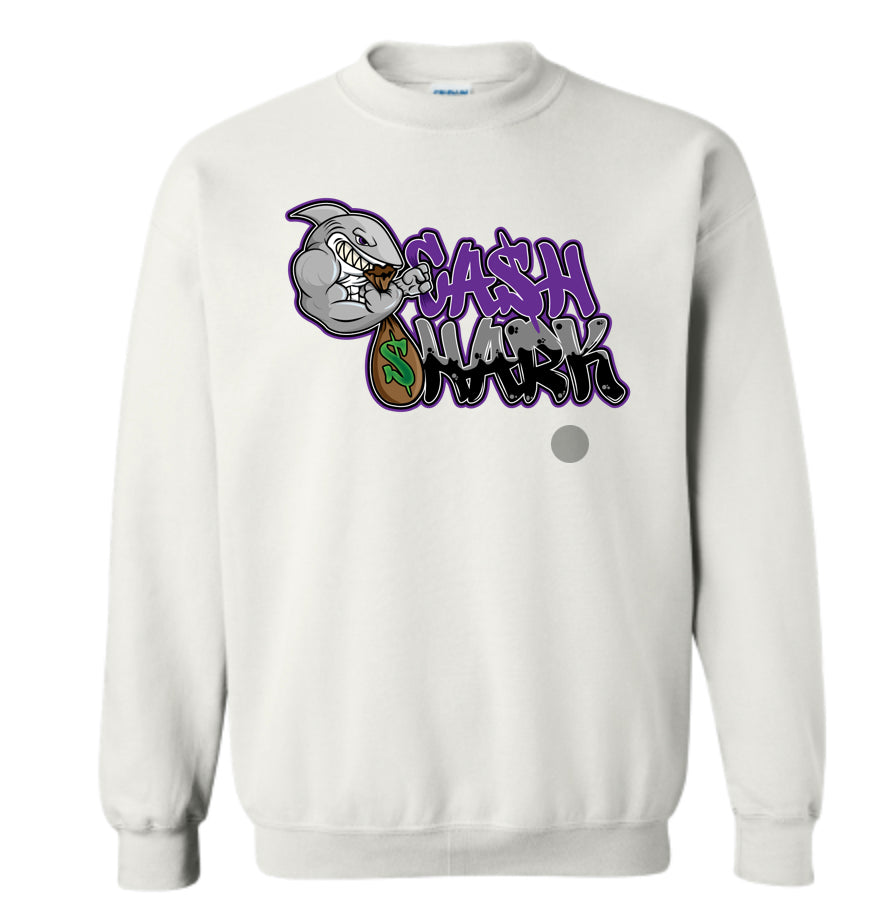 MYSTIQUE PURPLE BULL SHARK CREW NECK